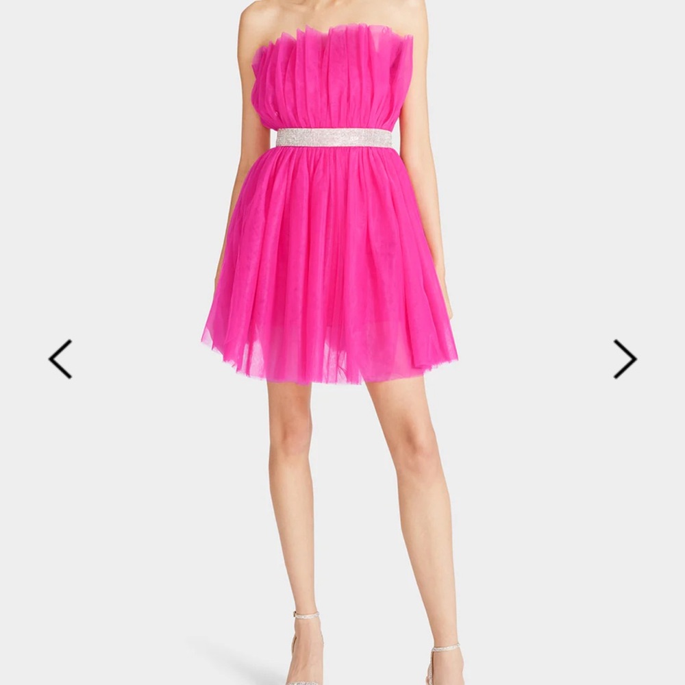 Betsey Johnson Betsy’s Bling Tulle Dress Pink Size M